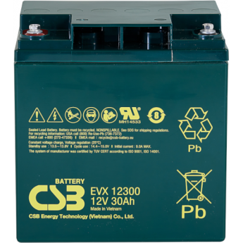 EVX 12300 Аккумуляторная батарея CSB BATTERY 10,4 ABS (акрило-бутадиен-стирол)