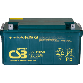 EVX 12650 Аккумуляторная батарея CSB BATTERY 22,2 Полипропилен