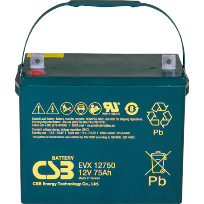 EVX 12750 Аккумуляторная батарея CSB BATTERY 25.6 полипропилен EVX-12750