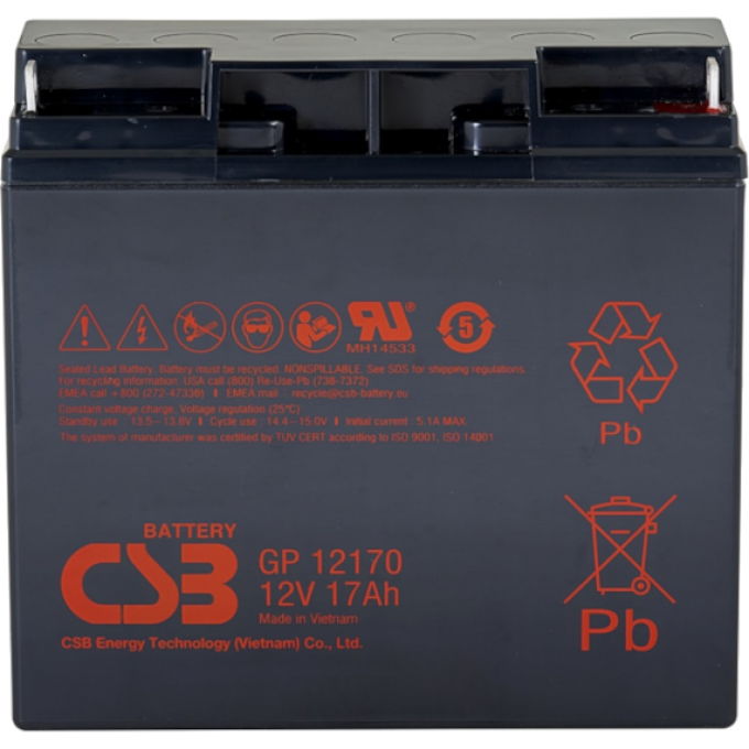 GP 12170 Аккумуляторная батарея CSB BATTERY 5,5 ABS (акрило-бутадиен-стирол) GP-12170