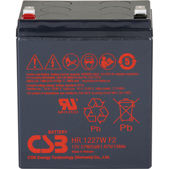 HR 1227W Аккумуляторная батарея CSB BATTERY 1,9 ABS (акрило-бутадиен-стирол)
