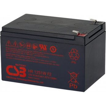 HR 1251W Аккумуляторная батарея CSB BATTERY 3,85 ABS (акрило-бутадиен-стирол) HR 1251W Аккумуляторная батарея CSB BATTERY 3,85 ABS (акрило-бутадиен-стирол)