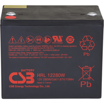 HRL 12280W Аккумуляторная батарея CSB BATTERY 25,8 168,5x213,5x261 HRL 12280W Аккумуляторная батарея CSB BATTERY 25,8 168,5x213,5x261