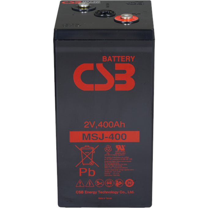 MSJ 400 Аккумуляторная батарея CSB BATTERY 28,6 170x339x197 MSJ-400