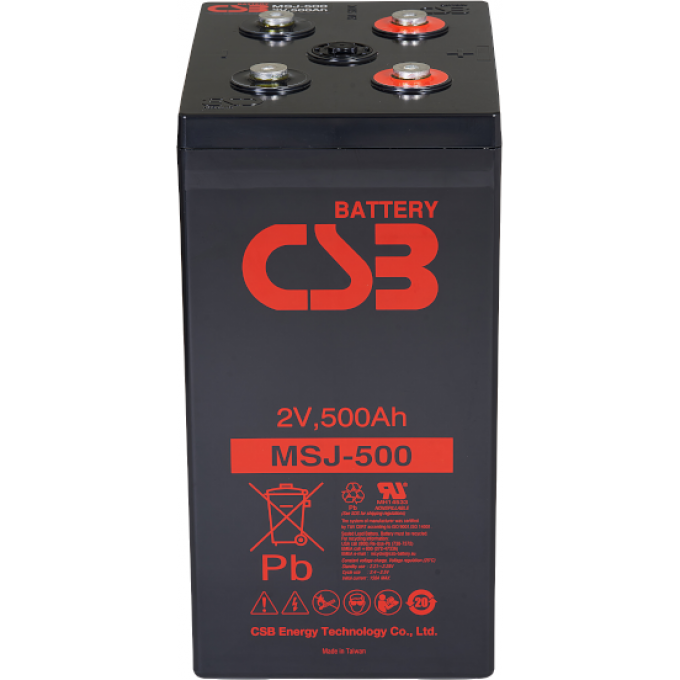 MSJ 500 Аккумуляторная батарея CSB BATTERY 36,5 171x339x241 MSJ-500