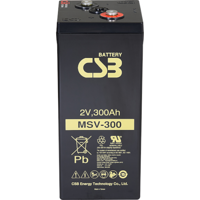 MSV 300 Аккумуляторная батарея CSB BATTERY 18,2 150x339x170 MSV-300