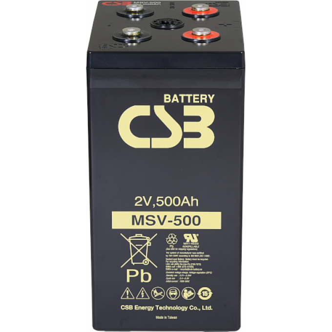 MSV 500 Аккумуляторная батарея CSB BATTERY 31,2 171x339x241 MSV-500