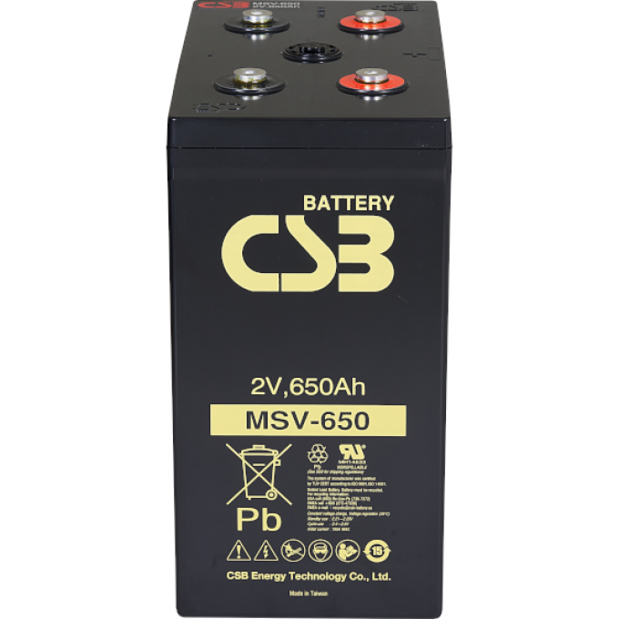 MSV 650 Аккумуляторная батарея CSB BATTERY 41,4 171x339x307 MSV-650